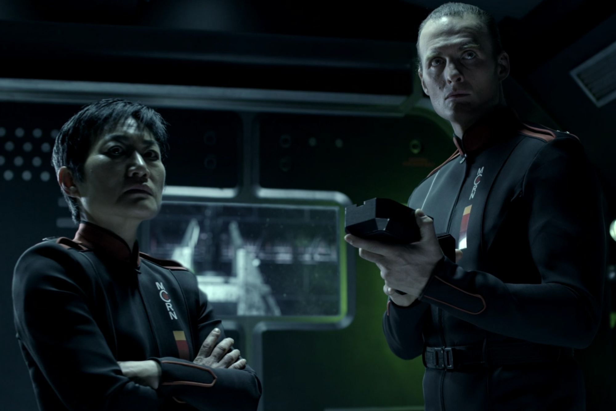 I love the Martian military uniforms in The Expanse