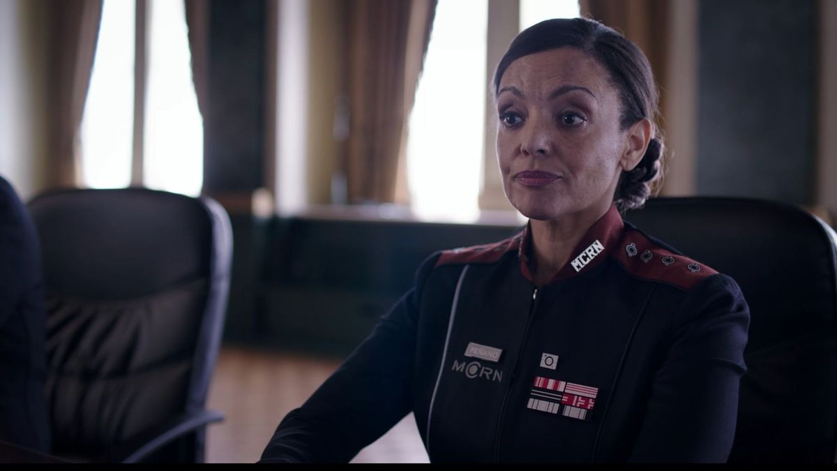 I love the Martian military uniforms in The Expanse